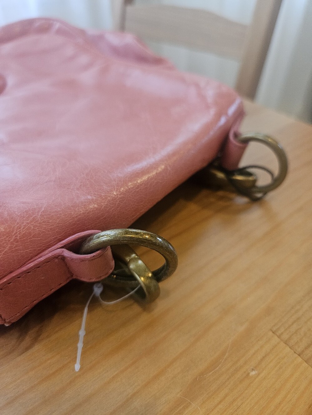 Vintage Pink Hobo International leather handbag - Picture 15 of 15